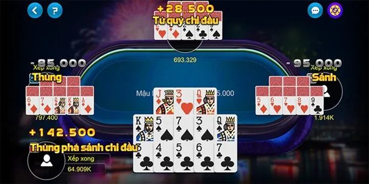 Cách tính điểm và thưởng theo đúng luật khi đánh bài Mậu Binh