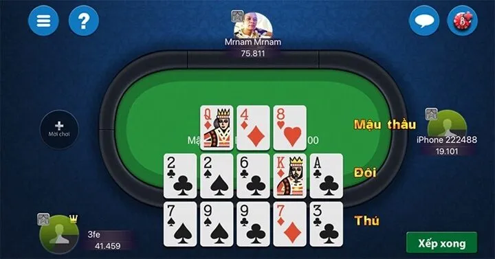 Những quy định chơi bài Mậu Binh cần biết