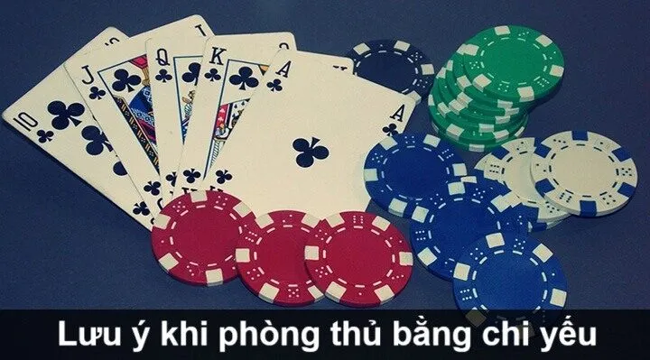 Thế nào là phòng thủ bằng chi yếu?
