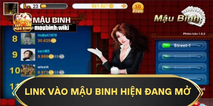 Link vào mậu binh hiện đang mở