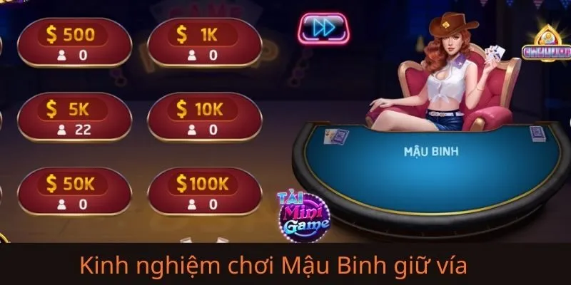 Các cách giữa vía khi chơi Mậu Binh thua liên tục