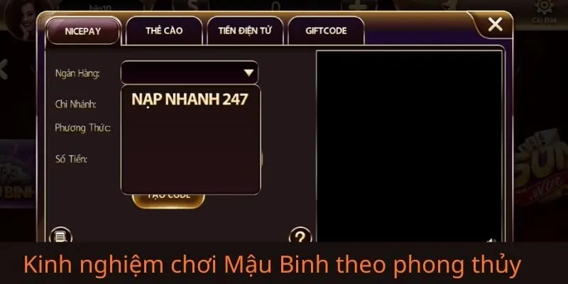 Kinh nghiệm khi áp dụng cách chơi Mậu Binh theo phong thủy