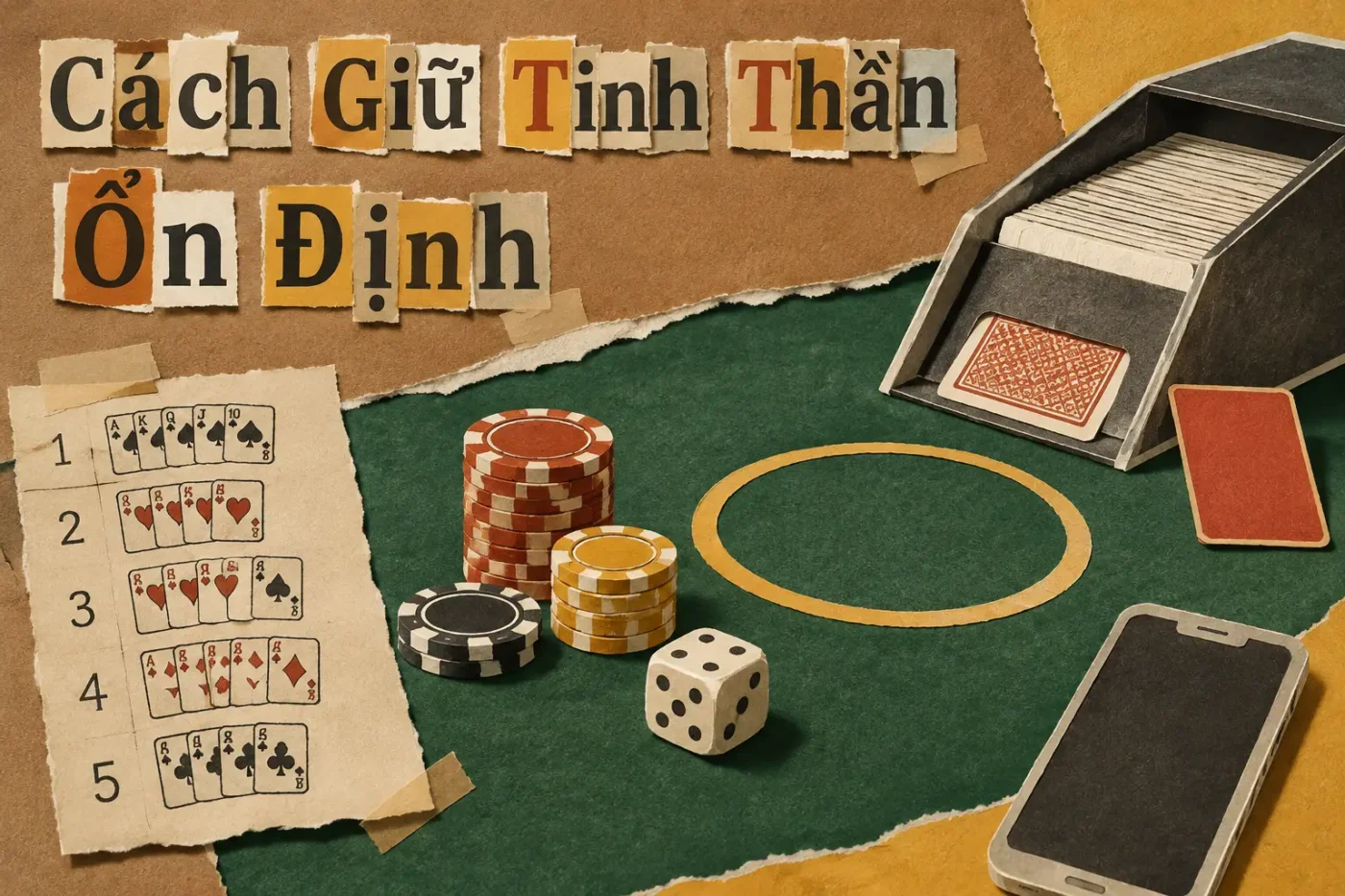 Cách giữ tinh thần ổn định khi chơi Mậu Binh