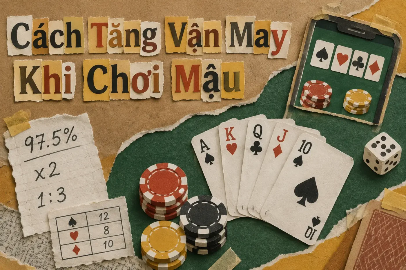 Cách tăng vận may khi chơi Mậu Binh