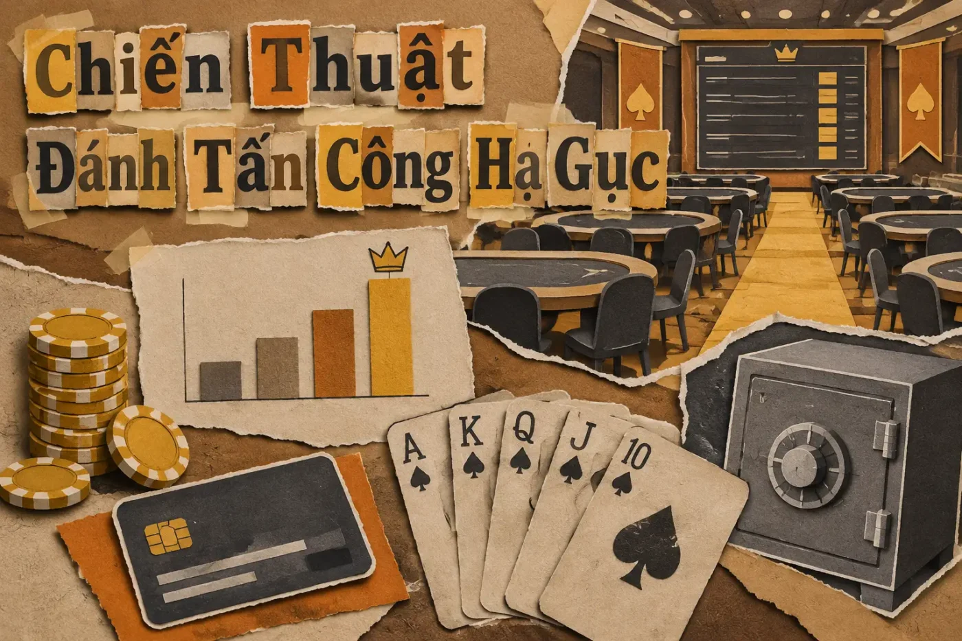 Chiến thuật đánh tấn công hạ gục đối thủ trong 1 nốt nhạc khi chơi Mậu Binh