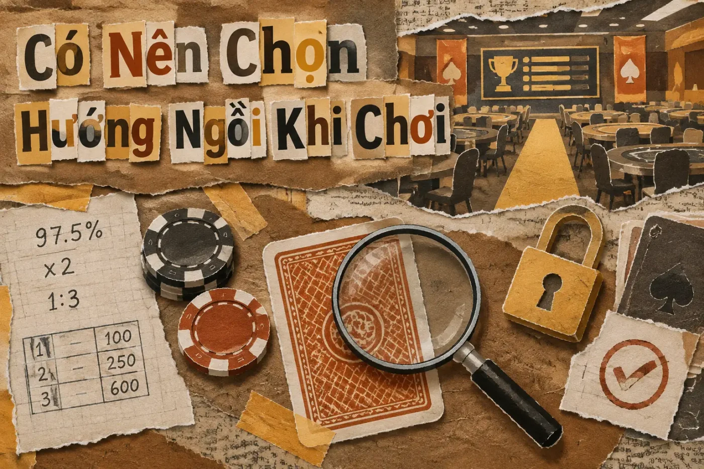 Có nên chọn hướng ngồi khi chơi Mậu Binh