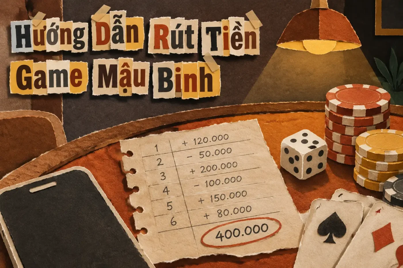Hướng Dẫn Rút Tiền game Mậu binh